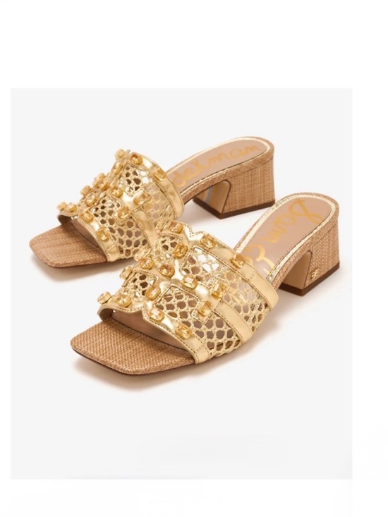 Sam Edelman Shoes - SAM EDELMAN
Webster mesh sandals AMBER GOLD MULT size 8.5 new